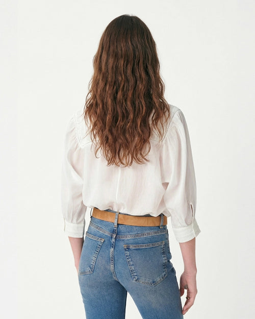 GRENET BLOUSE / BLANC