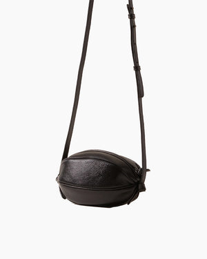 BOYA DISTRESSED BALL-SHAPED CROSSBODY / BLACK