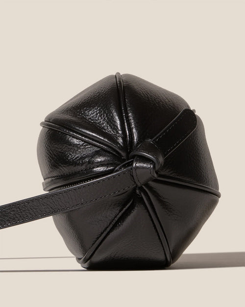 BOYA DISTRESSED BALL-SHAPED CROSSBODY / BLACK