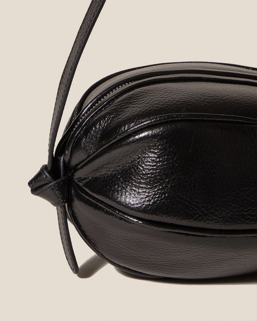 BOYA DISTRESSED BALL-SHAPED CROSSBODY / BLACK
