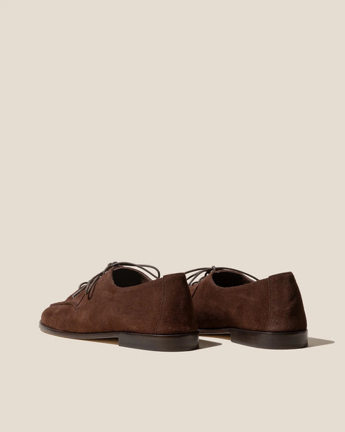 JULIOL LACE UP SUEDE / DARK BROWN