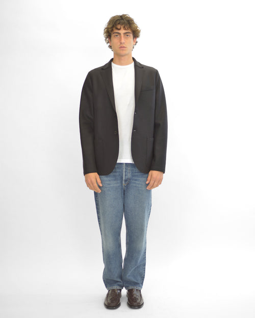 BLAZER LIGHT PRESSED WOOL / BLACK
