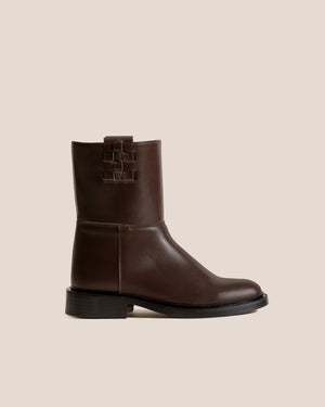 ANELLA LOW BOOT / DARK BROWN