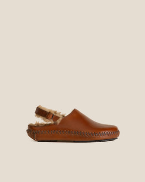 CARGOL SHEARLING CLOG / TAN