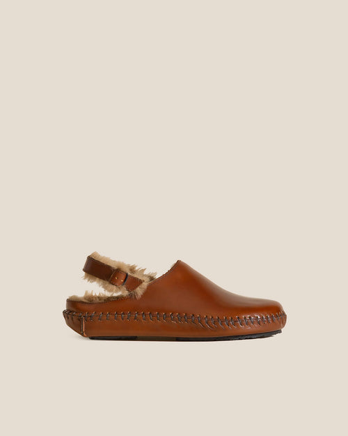 CARGOL SHEARLING CLOG / TAN