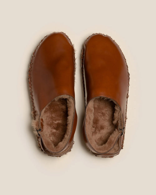 CARGOL SHEARLING CLOG / TAN