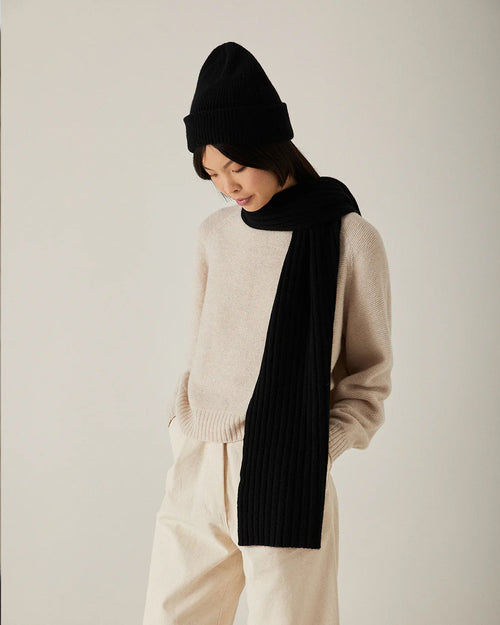 HINOKI BEANIE / BLACK