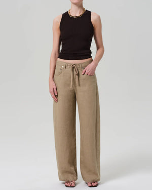 ISABEL RIB TANK / CHOCOLATE