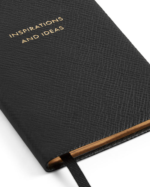 INSPIRATIONS AND IDEAS PANAMA NOTEBOOK / BLACK