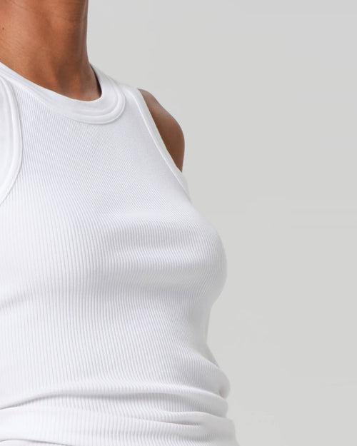 ISABEL RIB TANK / WHITE