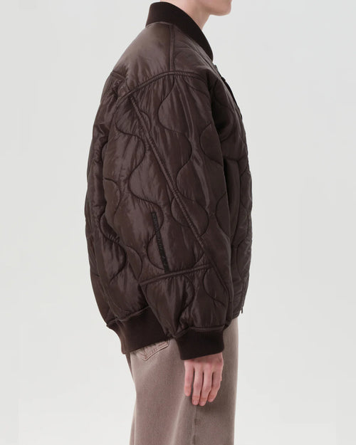 ISLA QUILTED JACKET / BOURBON