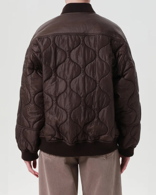 ISLA QUILTED JACKET / BOURBON
