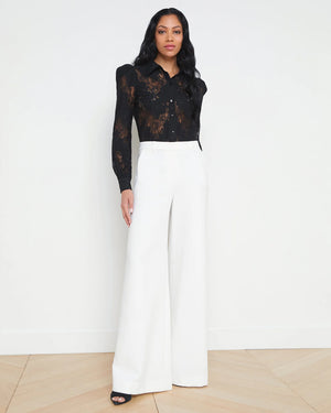 JENICA LACE BLOUSE / BLACK