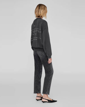 JACI SWEATSHIRT LYRICS / WASHED BLACK