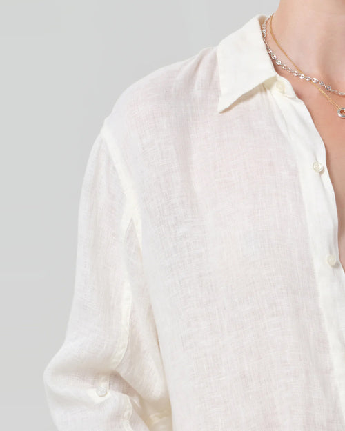 KAYLA SHRUNKEN SHIRT / VANILLA