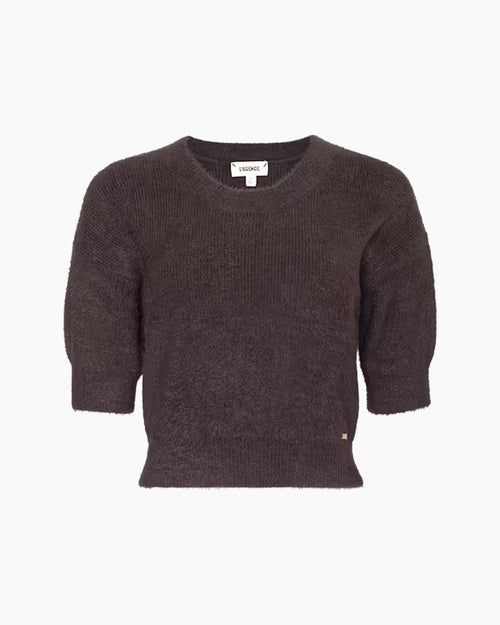 GUINEVERE CROPPED PULLOVER / DARK JAVA
