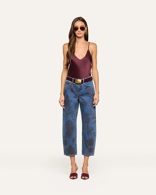 LEXI SILK CAMISOLE / DEEP SANGRIA