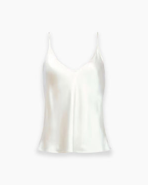 LEXI SILK CAMISOLE / WHITE