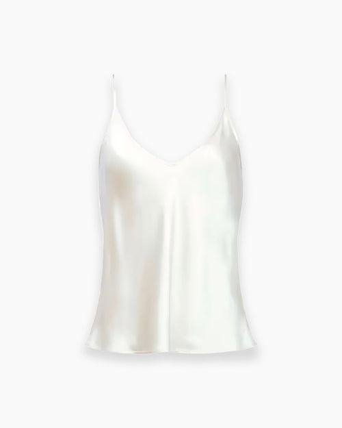 LEXI SILK CAMISOLE / WHITE