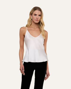 LEXI SILK CAMISOLE / WHITE
