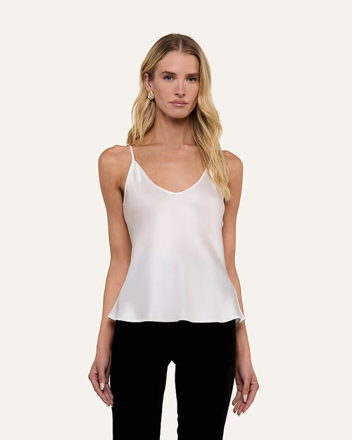 LEXI SILK CAMISOLE / WHITE