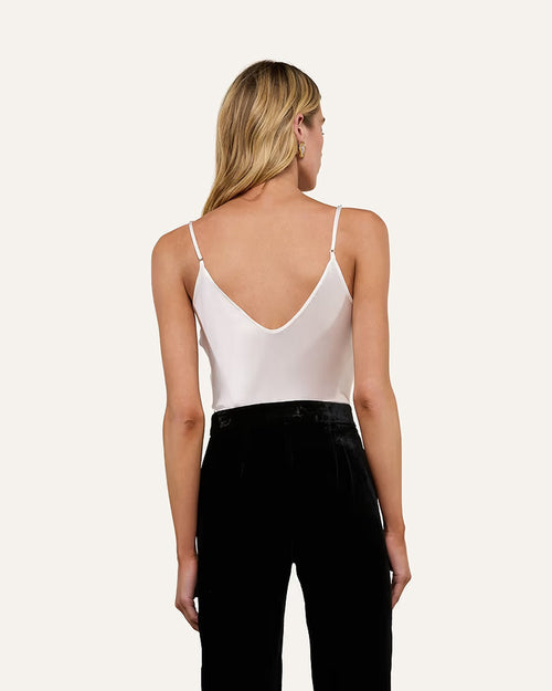 LEXI SILK CAMISOLE / WHITE