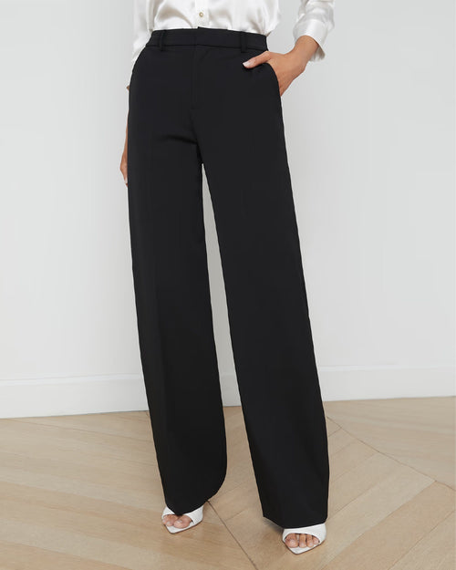 LIVVY STRAIGHT LEG TROUSER / BLACK