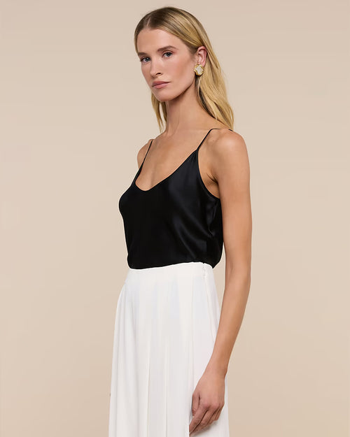 LEXI SILK CAMISOLE / BLACK