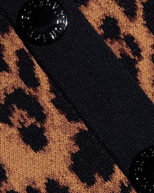 OSIRIS JACQUARD CARDIGAN / JAVAN LEOPARD