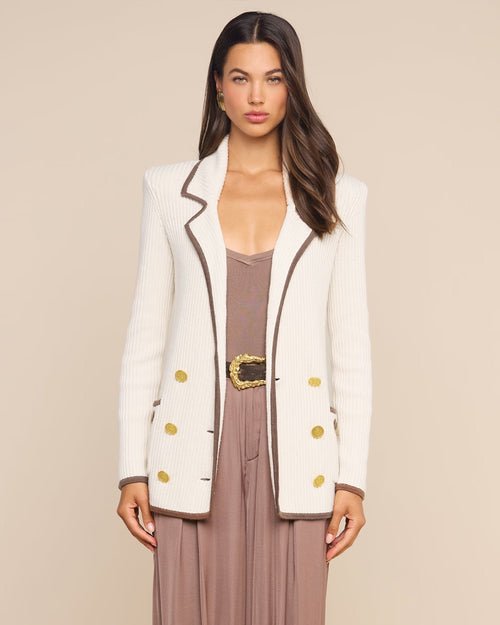 RANCH KNIT BLAZER / IVORY