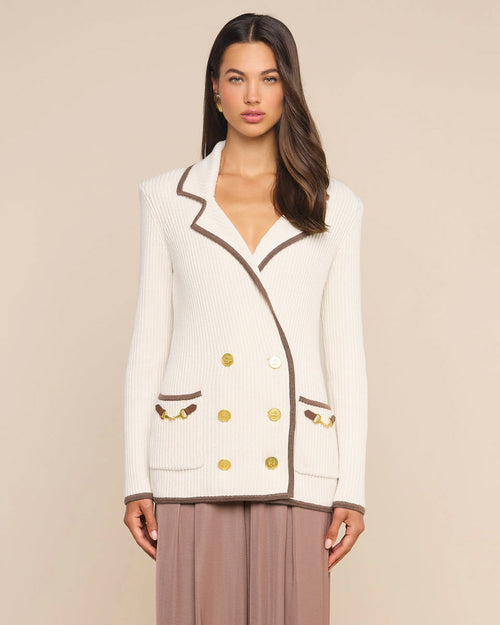 RANCH KNIT BLAZER / IVORY