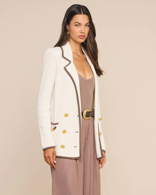 RANCH KNIT BLAZER / IVORY