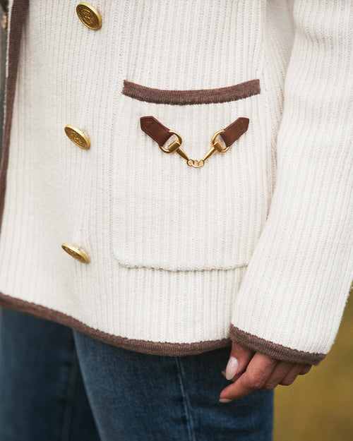 RANCH KNIT BLAZER / IVORY