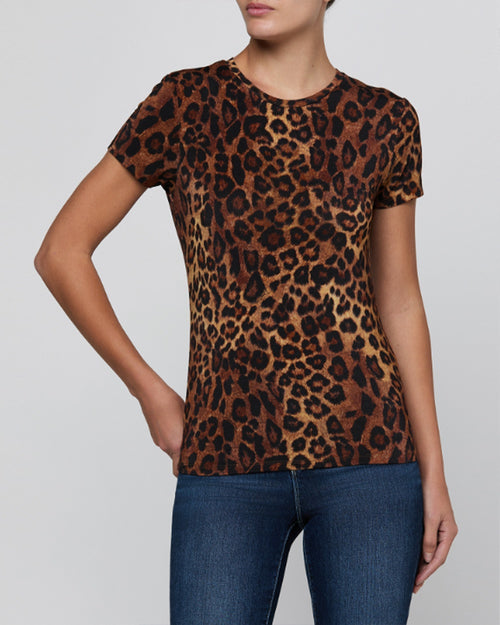 RESSI FITTED TEE / JAVAN LEOPARD