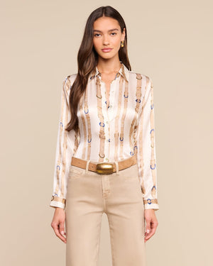 TYLER BLOUSE / BELT STRIPE