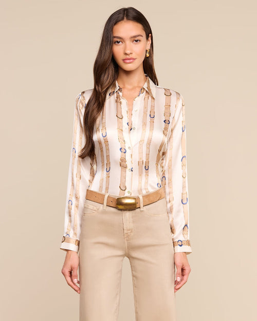 TYLER BLOUSE / BELT STRIPE