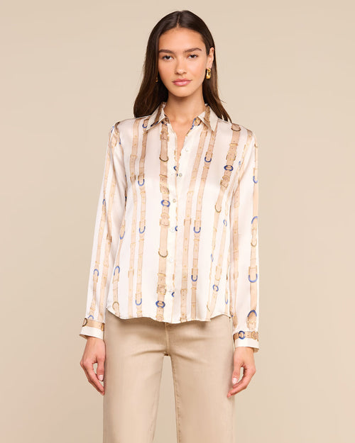 TYLER BLOUSE / BELT STRIPE