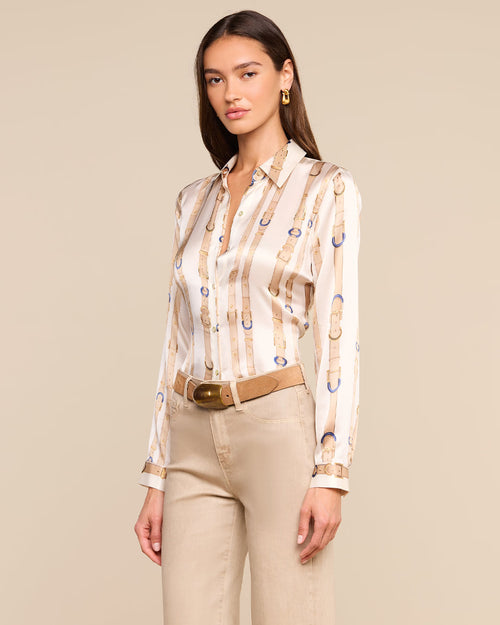 TYLER BLOUSE / BELT STRIPE
