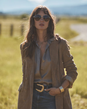 TYLER BLOUSE / LIGHT CARDAMOM