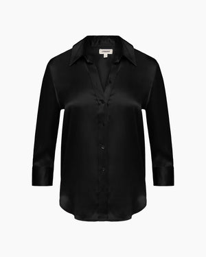 DANI SILK BLOUSE / BLACK