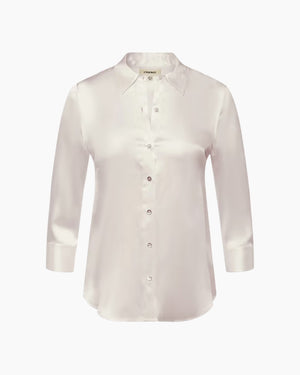 DANI SILK BLOUSE / CHAMPAGNE