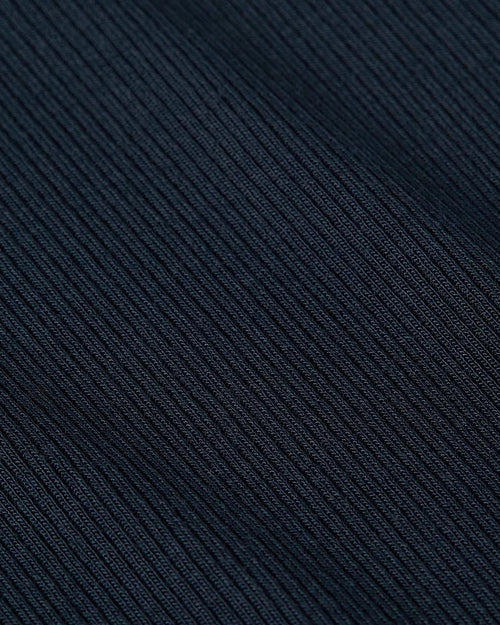 RESSI MICRO-RIB TEE / BLACK