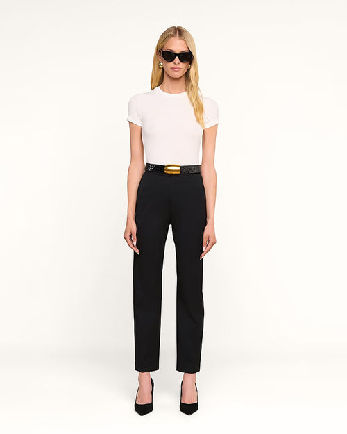 RESSI MICRO-RIB TEE / WHITE