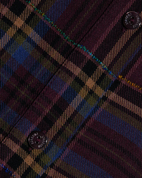 SUZETTE SHIRT / DARK PLUM PLAID