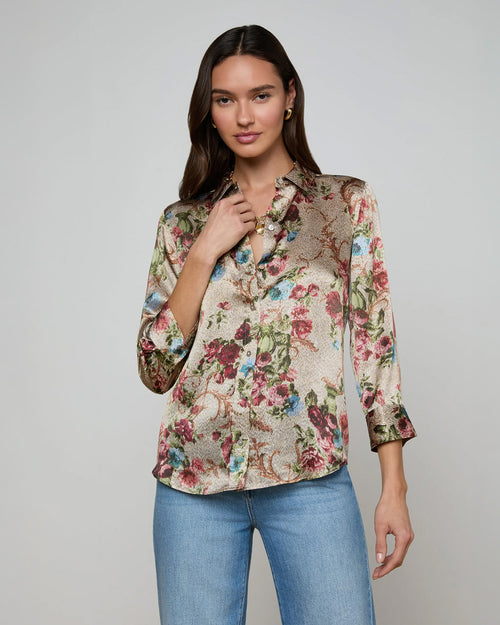 DANI BLOUSE / FLORAL TAPESTRY