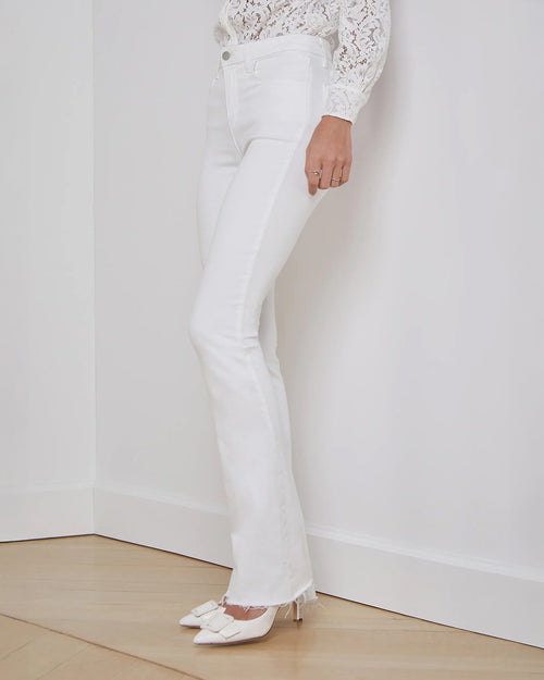 RUTH STRAIGHT JEAN / BLANC