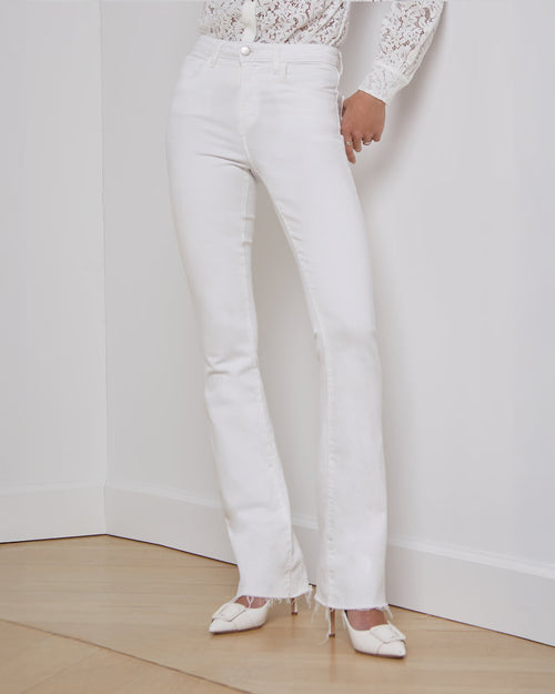 RUTH STRAIGHT JEAN / BLANC