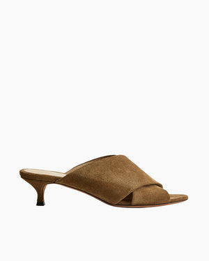 LUCA KITTEN HEEL / TAUPE SUEDE