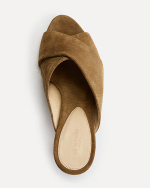 LUCA KITTEN HEEL / TAUPE SUEDE