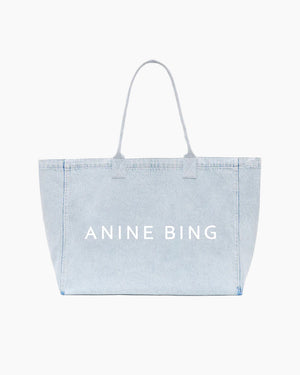 LEO DENIM TOTE / LUCID BLUE